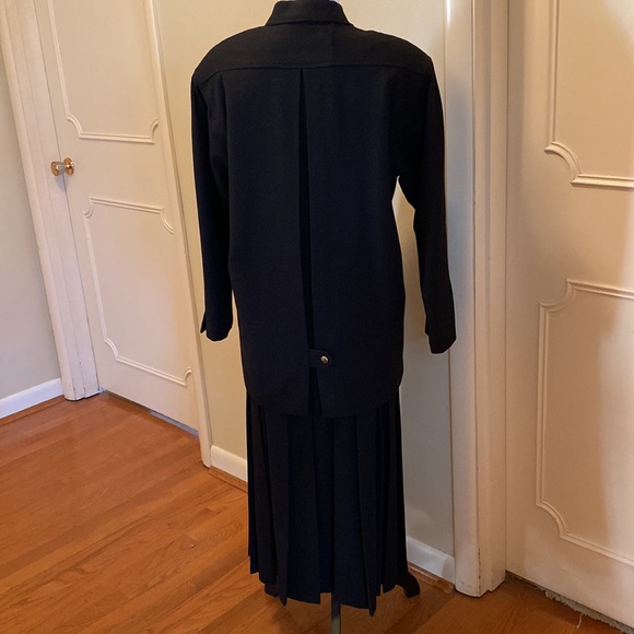 Arlequin Paris Black Wool Suit, Vintage - Picture 3 of 16